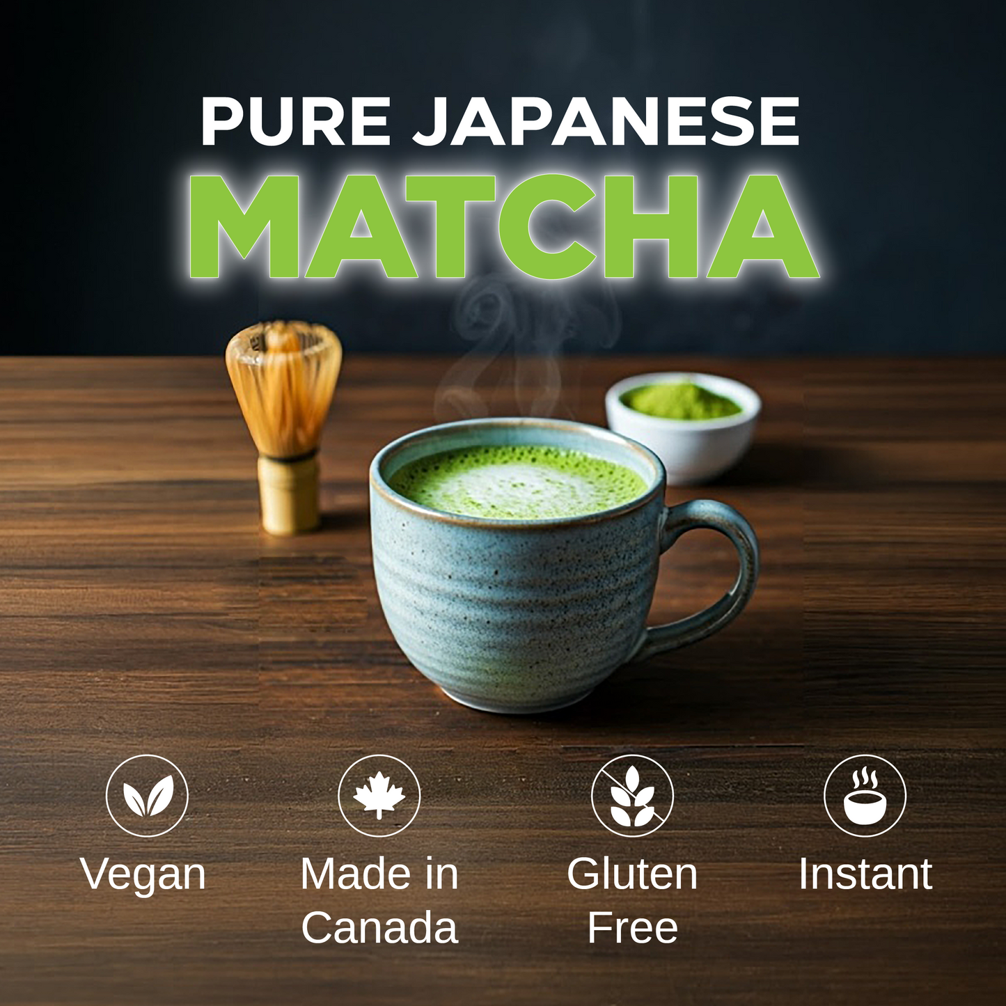 DOMO Pure Japanese Matcha (Sugar Free)