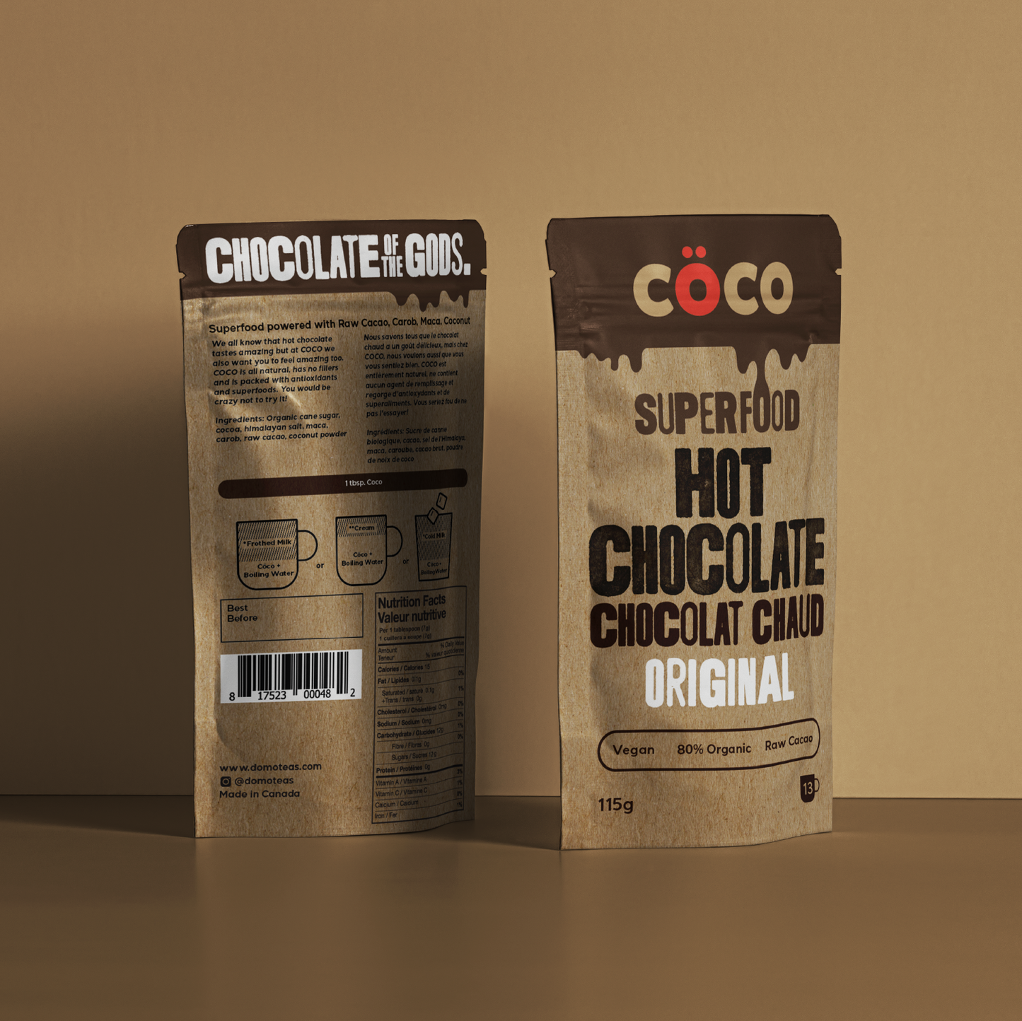 COCO Original Vegan Superfood Hot Chocolate