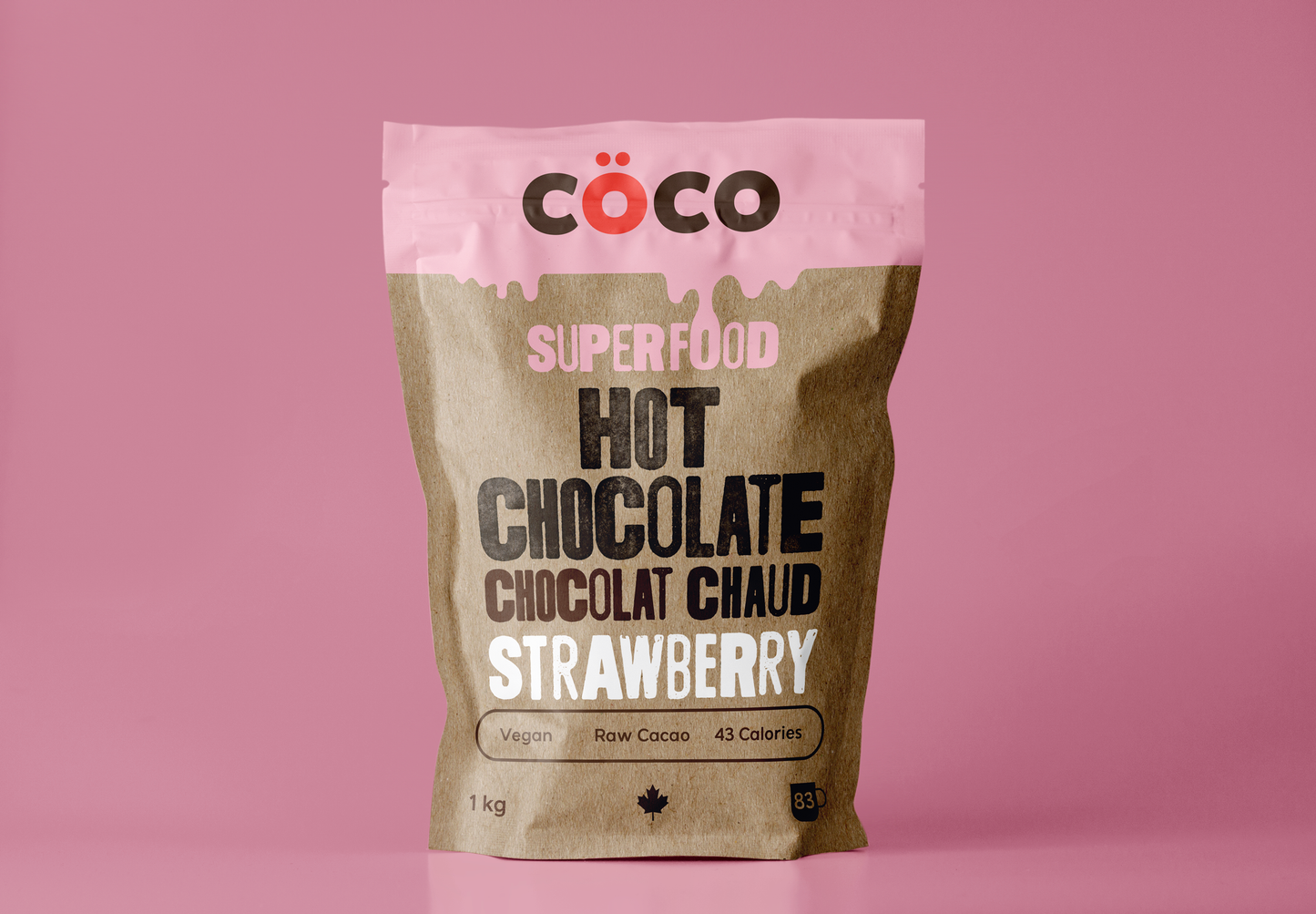 COCO Strawberry Superfood Hot Chocolate