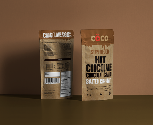 COCO Salted Caramel Vegan Superfood Hot Chocolate