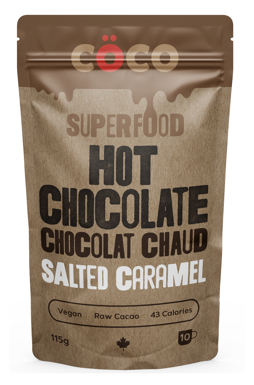 COCO Salted Caramel Vegan Superfood Hot Chocolate