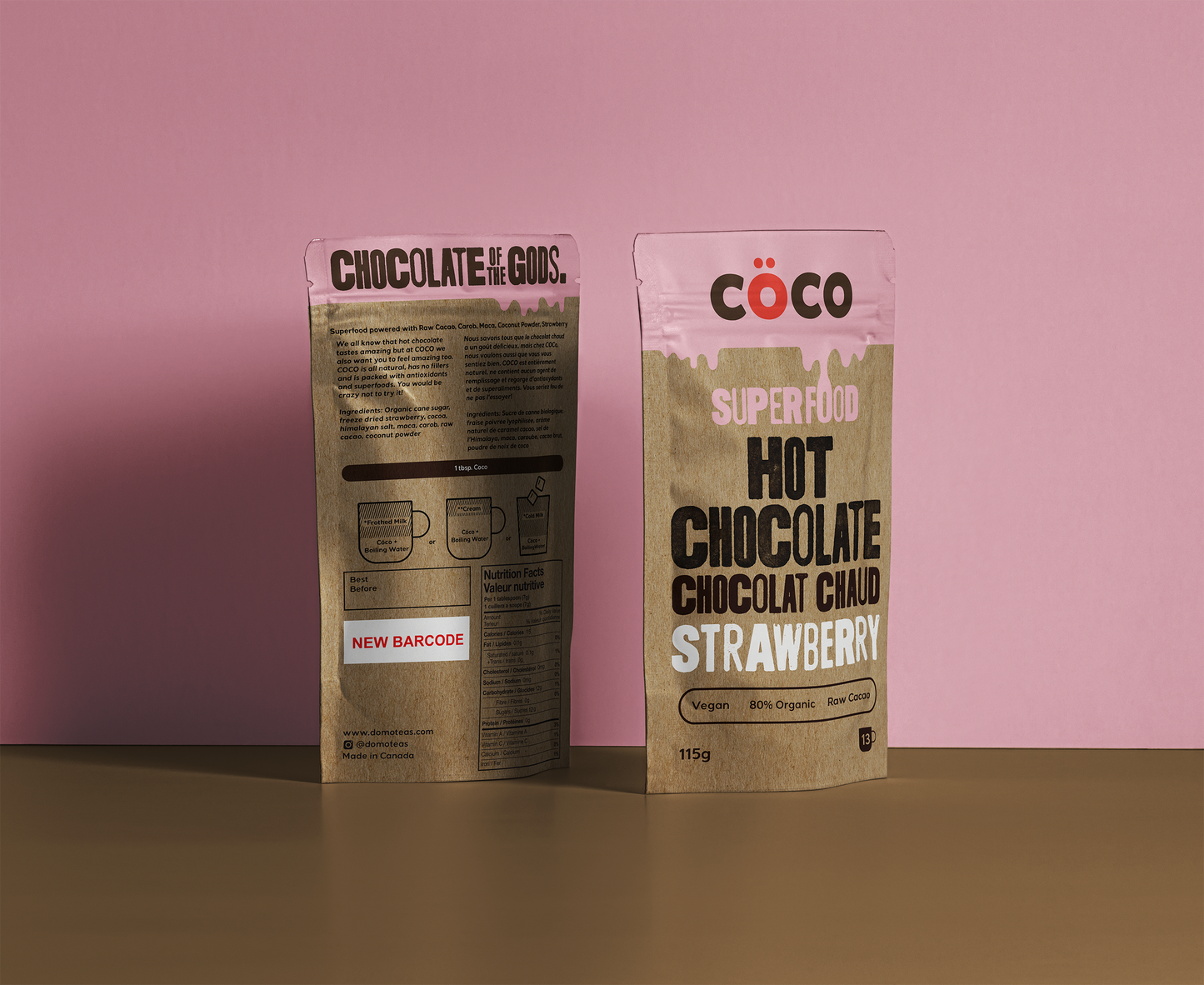 COCO Strawberry Superfood Hot Chocolate (Coming Soon)