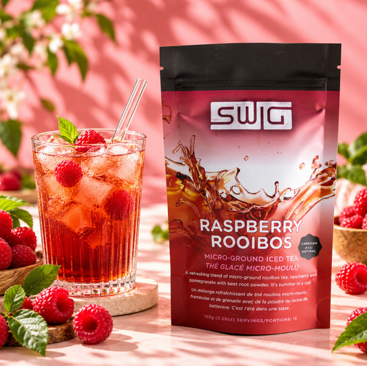 SWIG Raspberry Rooibos Iced Tea