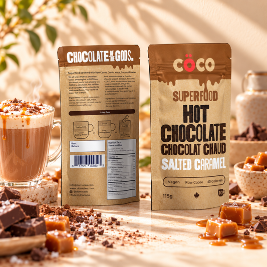 COCO Salted Caramel Vegan Superfood Hot Chocolate