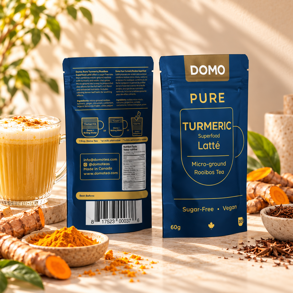 PURE Turmeric Tea (Sugar Free)